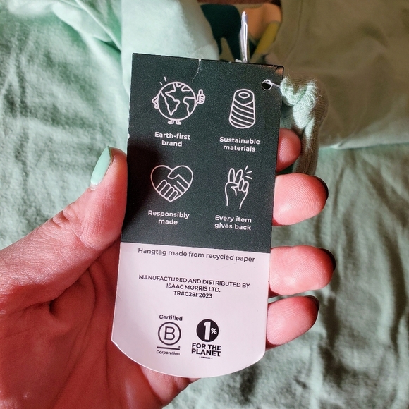 NWT Happy Earth Apparel Protect The Planet T-Shirt Size XL Jade Green - Picture 14 of 16